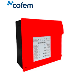 CENTRAL CONTRA INCENDIO CONVEN 4 ZONAS PUERTA ROJA COFEM