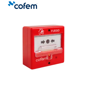PULSADOR DE ALARMA REARMABLE CONVENCIONAL COFEM