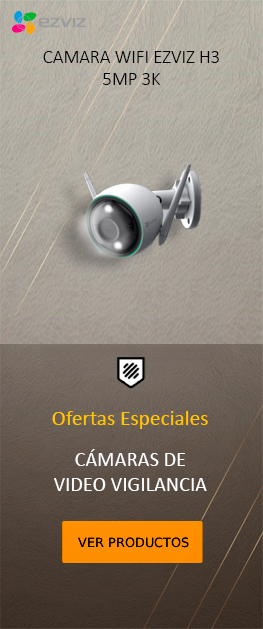 CAMARA BULLET IP EXTERIOR 5MP 3K WIFI EZVIZ H3