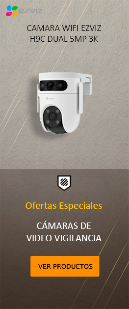 CAMARA PT DUAL IP EXTERIOR 5MP 3K WIFI EZVIZ H9C