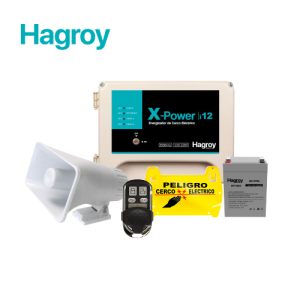 KIT DE ELECTRIFICADOR DE CERCO ELECTRICO HAGROY X POWER I12