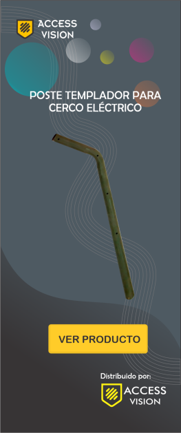 POSTE DE CERCO ELÉCTRICO TEMPLADOR