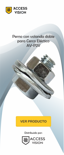 Perno Con Volanda Doble Para Cerco Eléctico