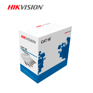 CAJA DE CABLE UTP 4 PARES CATEGORIA 5E INTERIOR 305M HIKVISION